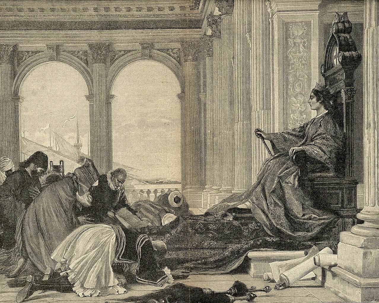Genova gloriosa - salotto del Municipio di Genova